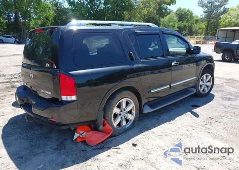 2012 Nissan Armada Platinum z USA, uszkodzony, nr VIN 5N1BA0ND5CN613848